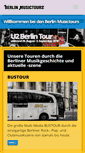 Mobile Screenshot of musictours-berlin.de