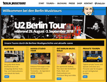 Tablet Screenshot of musictours-berlin.de