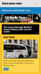Mobile Screenshot of musictours-berlin.com