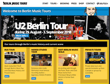 Tablet Screenshot of musictours-berlin.com